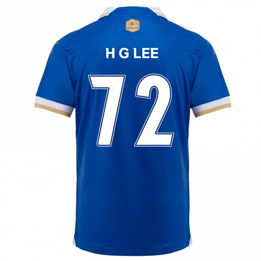 Men Football Geon-Hee Lee #72 Blue White Home Jersey 2024/25 T-Shirt Za