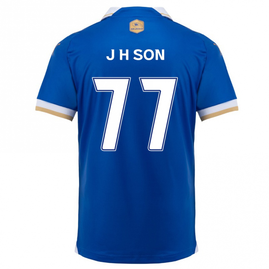 Men Football Ho-Jun Son #77 Blue White Home Jersey 2024/25 T-Shirt Za