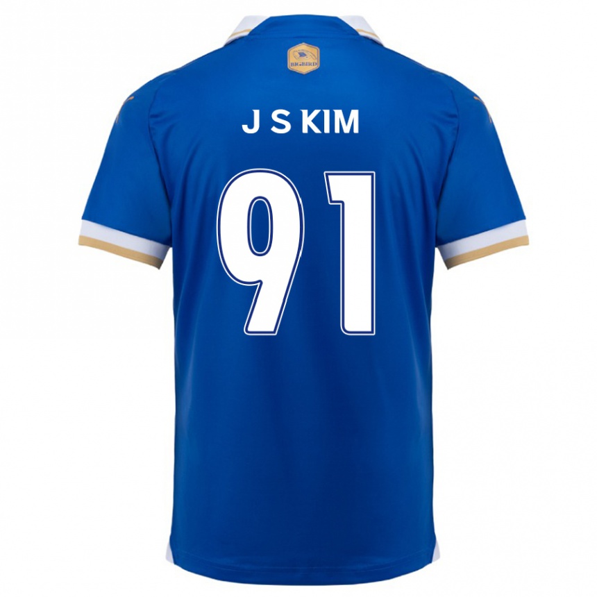 Men Football Seong-Ju Kim #91 Blue White Home Jersey 2024/25 T-Shirt Za