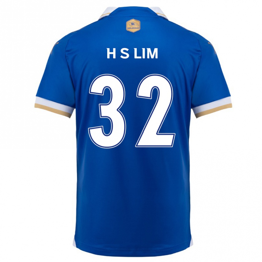 Men Football Seong-Hyeon Lim #32 Blue White Home Jersey 2024/25 T-Shirt Za