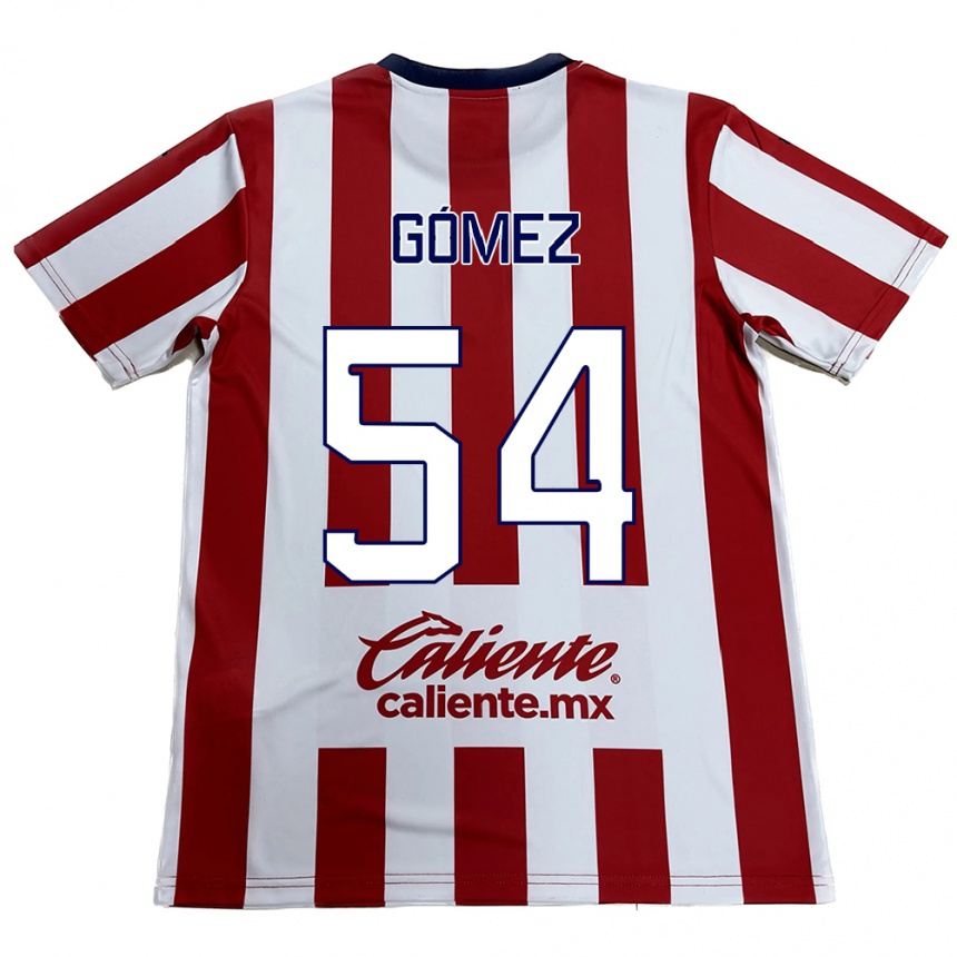 Men Football Miguel Gómez #54 Red White Home Jersey 2024/25 T-Shirt Za