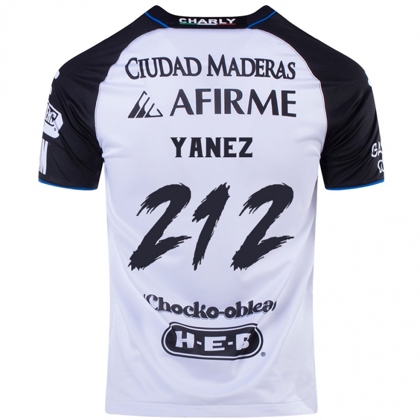 Men Football Sebastián Yánez #212 Black Blue Home Jersey 2024/25 T-Shirt Za