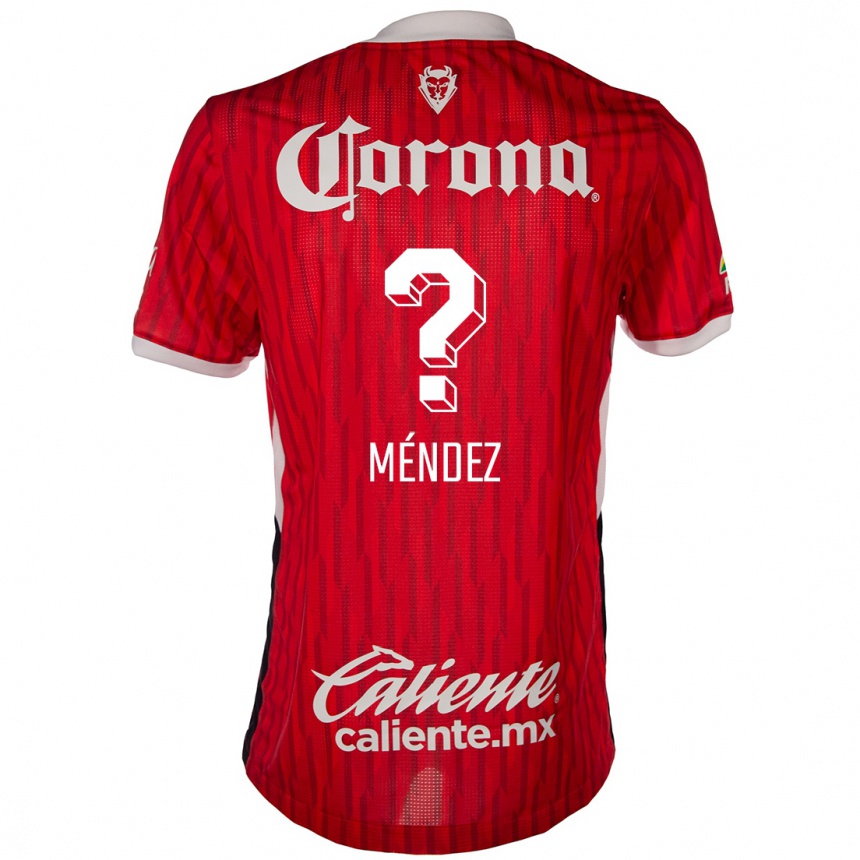 Men Football Bruno Méndez #0 Red White Home Jersey 2024/25 T-Shirt Za