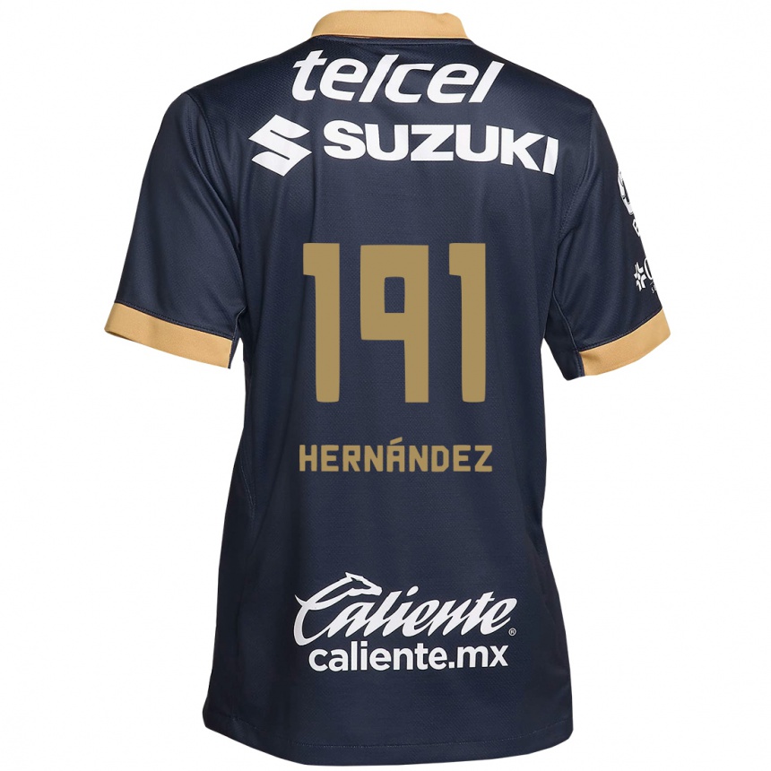 Men Football Marco Hernández #191 Obsidian Gold White Away Jersey 2024/25 T-Shirt Za