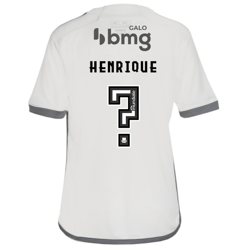 Men Football Bruno Henrique #0 Off White Away Jersey 2024/25 T-Shirt Za