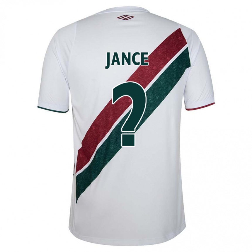 Men Football Léo Jance #0 White Green Maroon Away Jersey 2024/25 T-Shirt Za