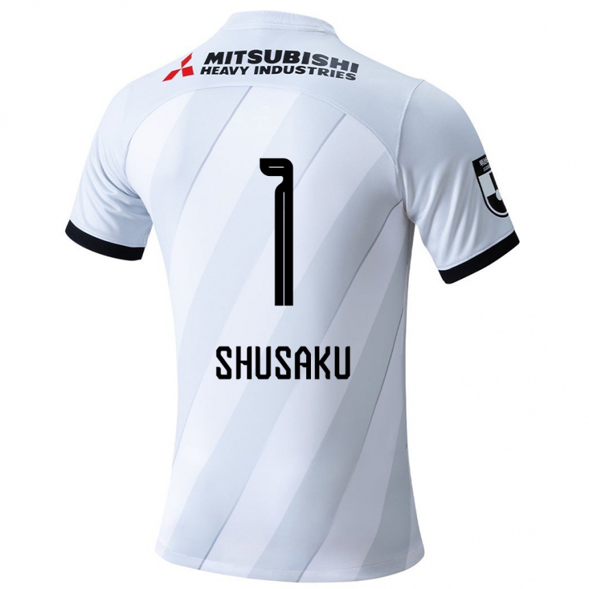 Men Football Shusaku Nishikawa #1 White Grey Away Jersey 2024/25 T-Shirt Za