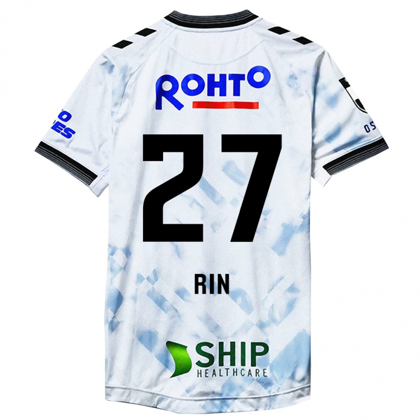 Men Football Rin Mito #27 White Black Away Jersey 2024/25 T-Shirt Za