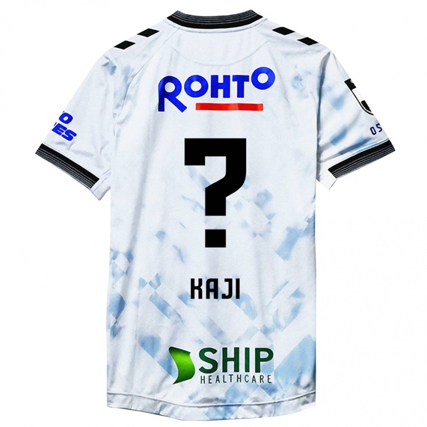 Men Football Rihito Kaji #0 White Black Away Jersey 2024/25 T-Shirt Za