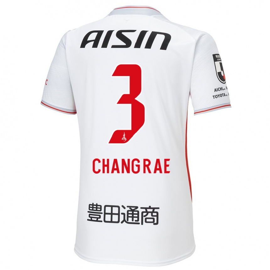 Men Football Chang-Rae Ha #3 White Yellow Red Away Jersey 2024/25 T-Shirt Za