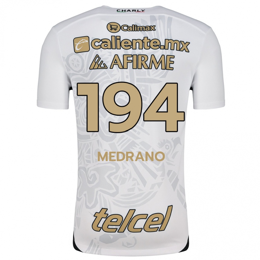 Men Football Luis Medrano #194 White Black Away Jersey 2024/25 T-Shirt Za