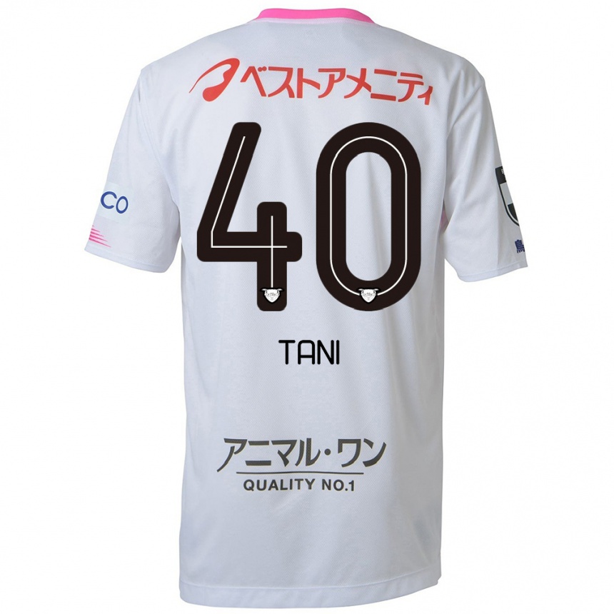 Men Football Teyan Tani #40 White Blue Pink Away Jersey 2024/25 T-Shirt Za