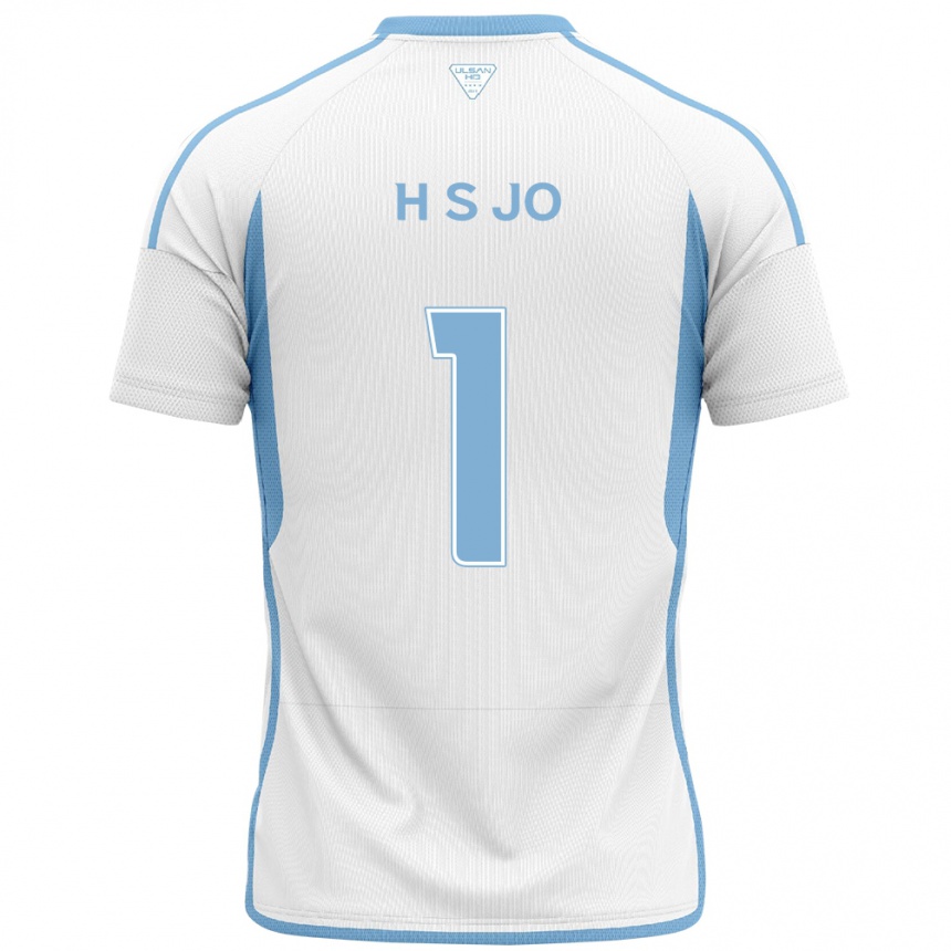 Men Football Su-Hyeok Jo #1 White Blue Away Jersey 2024/25 T-Shirt Za