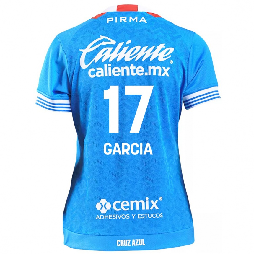 Women Football Amaury Garcia #17 Sky Blue Home Jersey 2024/25 T-Shirt Za