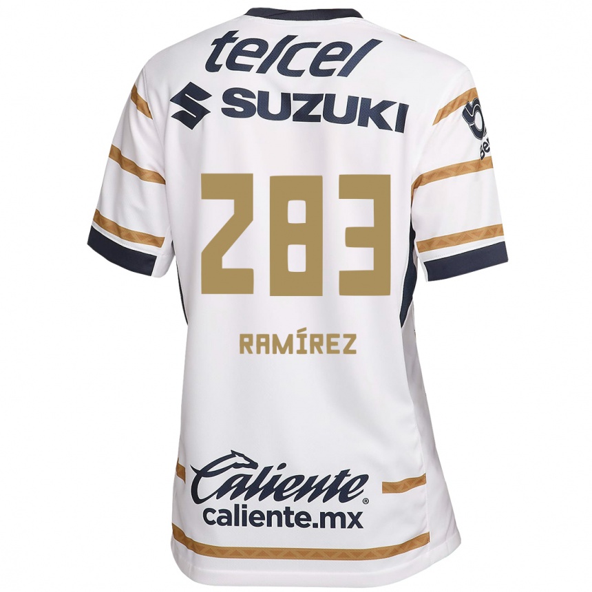 Women Football Dennis Ramírez #283 White Obsidian Home Jersey 2024/25 T-Shirt Za