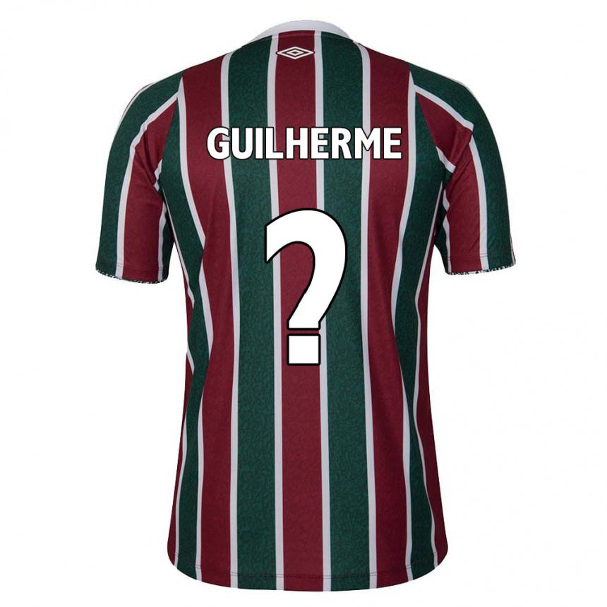 Women Football Luiz Guilherme #0 Green Maroon White Home Jersey 2024/25 T-Shirt Za