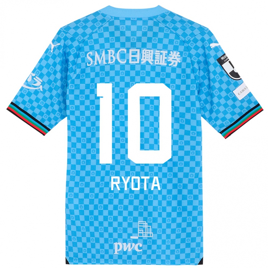 Women Football Ryota Oshima #10 Azure Blue Home Jersey 2024/25 T-Shirt Za