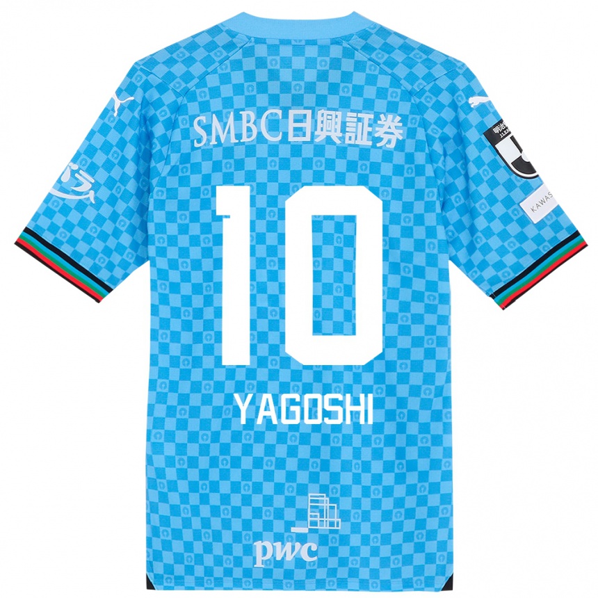 Women Football Mikito Yagoshi #10 Azure Blue Home Jersey 2024/25 T-Shirt Za