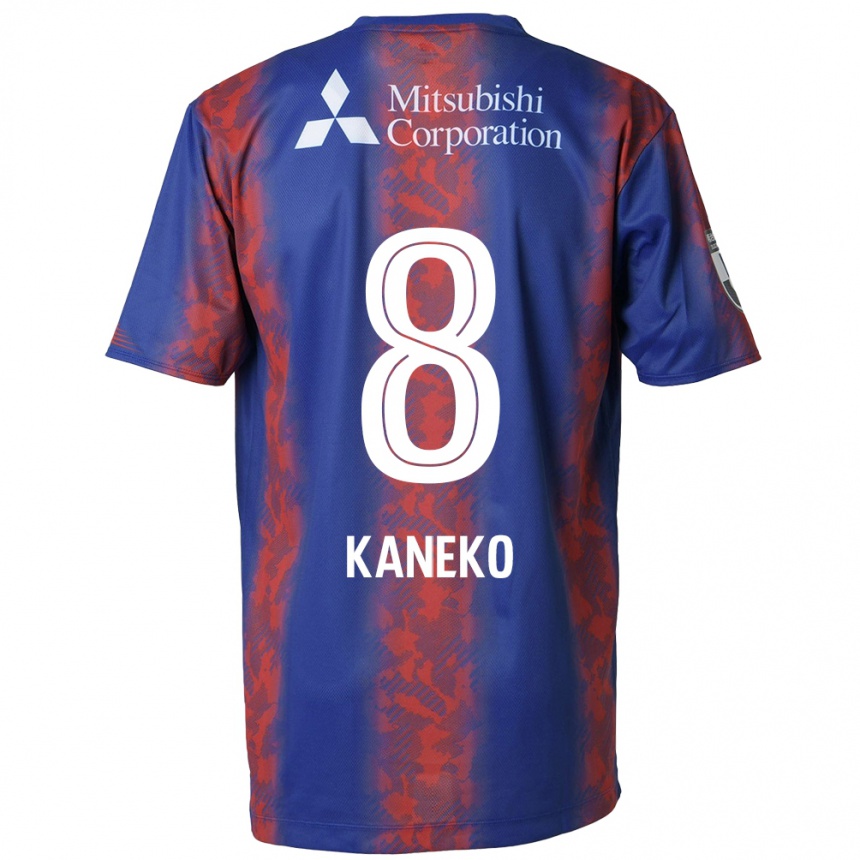 Women Football Shunsuke Kaneko #8 Blue Red Home Jersey 2024/25 T-Shirt Za