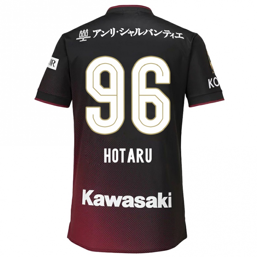 Women Football Hotaru Yamaguchi #96 Black Red Home Jersey 2024/25 T-Shirt Za