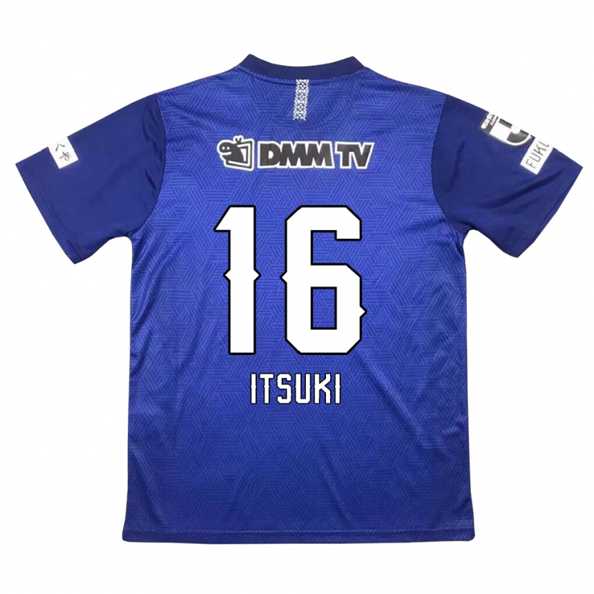 Women Football Itsuki Oda #16 Dark Blue Home Jersey 2024/25 T-Shirt Za