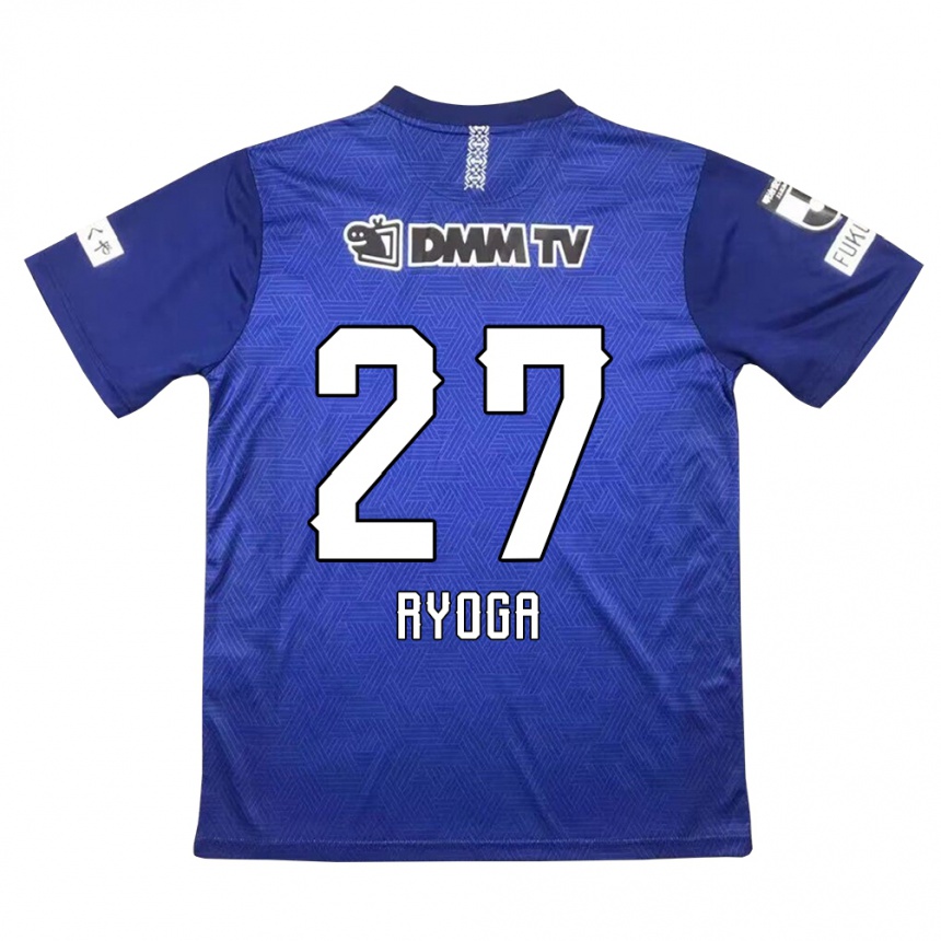 Women Football Ryoga Sato #27 Dark Blue Home Jersey 2024/25 T-Shirt Za