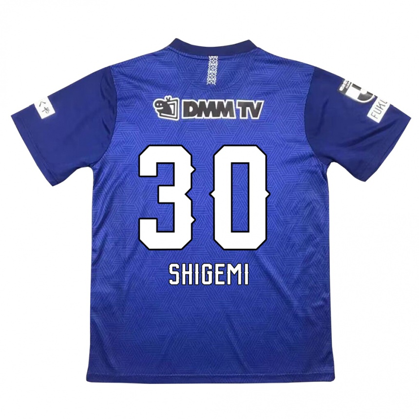 Women Football Masato Shigemi #30 Dark Blue Home Jersey 2024/25 T-Shirt Za