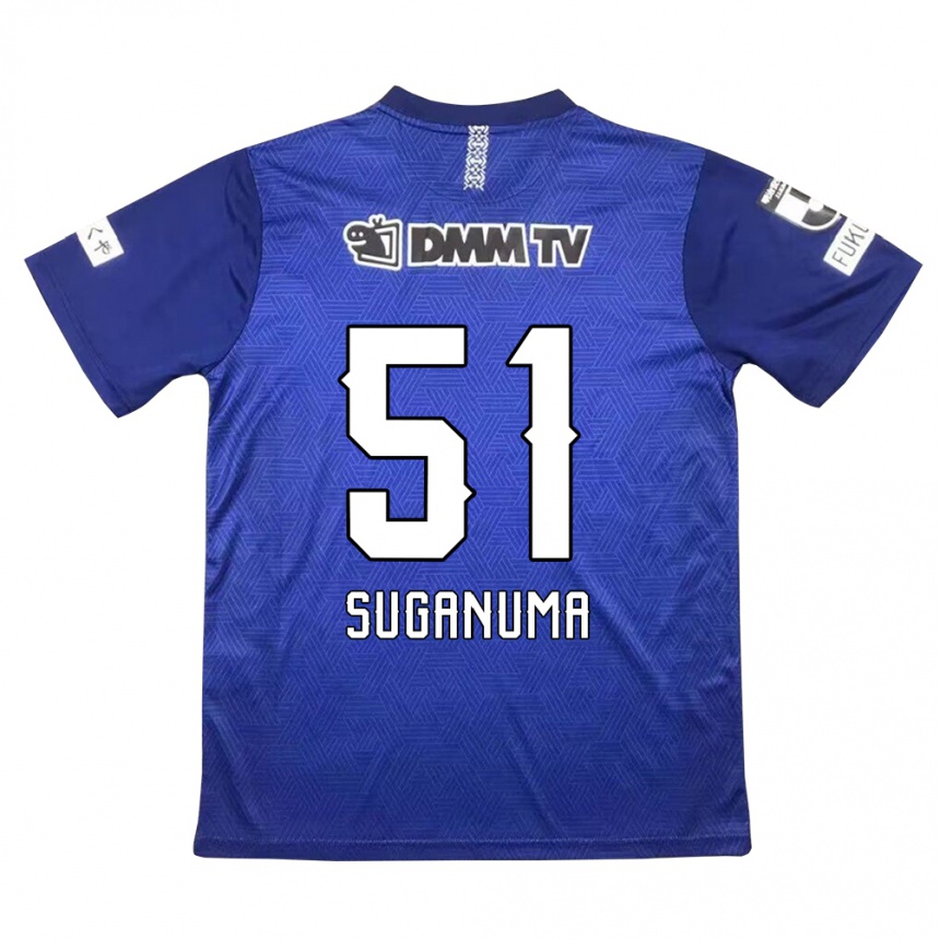 Women Football Kazuaki Suganuma #51 Dark Blue Home Jersey 2024/25 T-Shirt Za