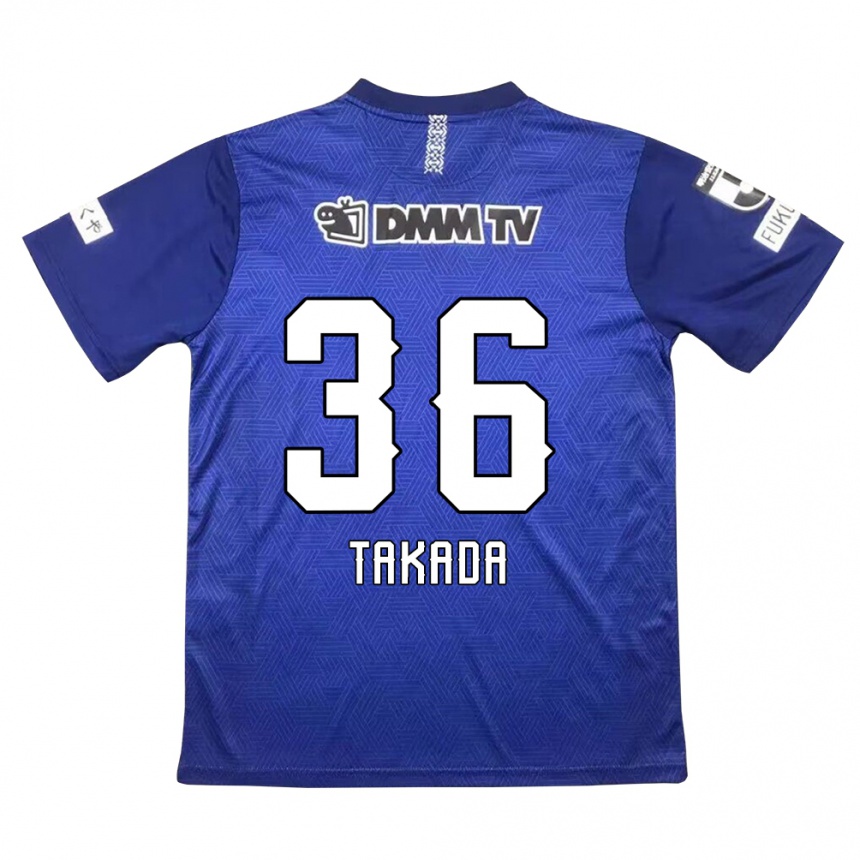 Women Football Seiya Takada #36 Dark Blue Home Jersey 2024/25 T-Shirt Za