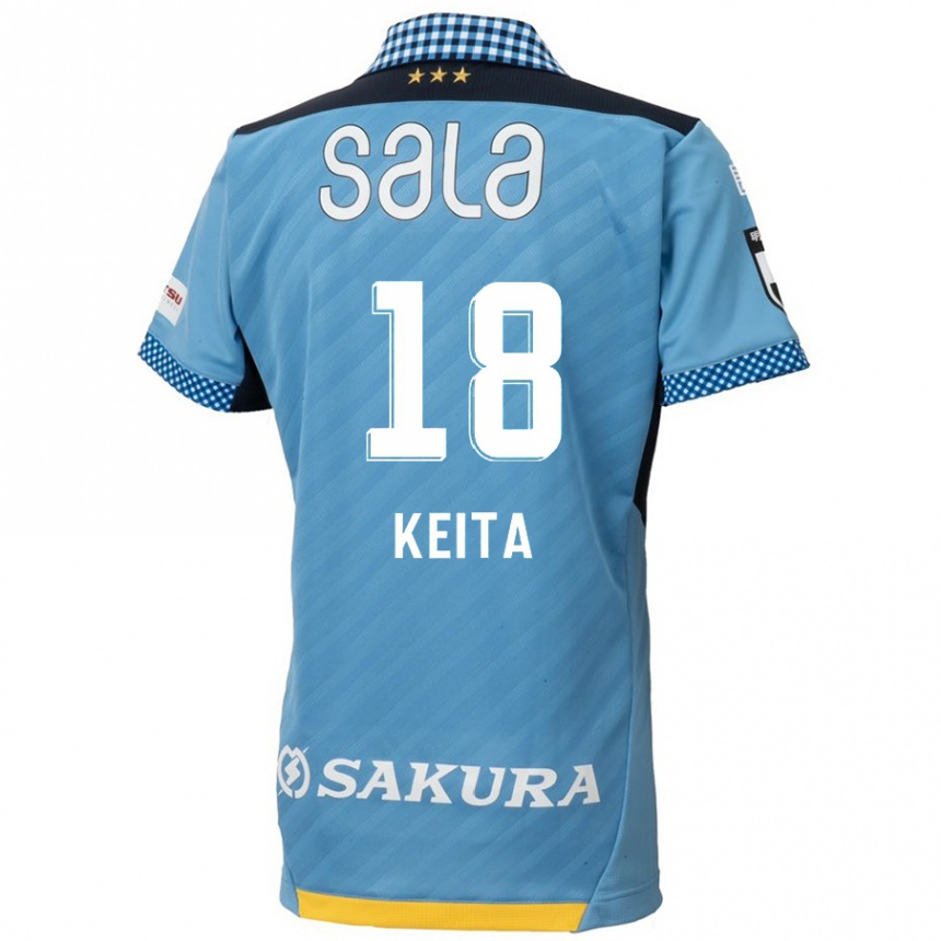 Women Football Keita Takahata #18 Blue Black Home Jersey 2024/25 T-Shirt Za