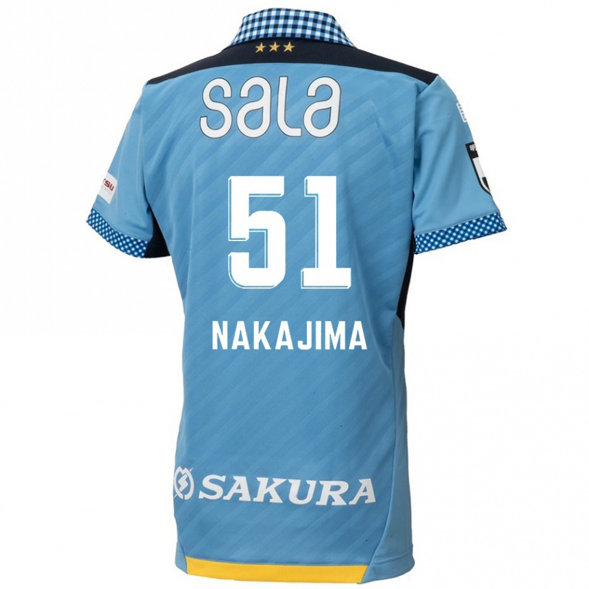 Women Football Keitaro Nakajima #51 Blue Black Home Jersey 2024/25 T-Shirt Za