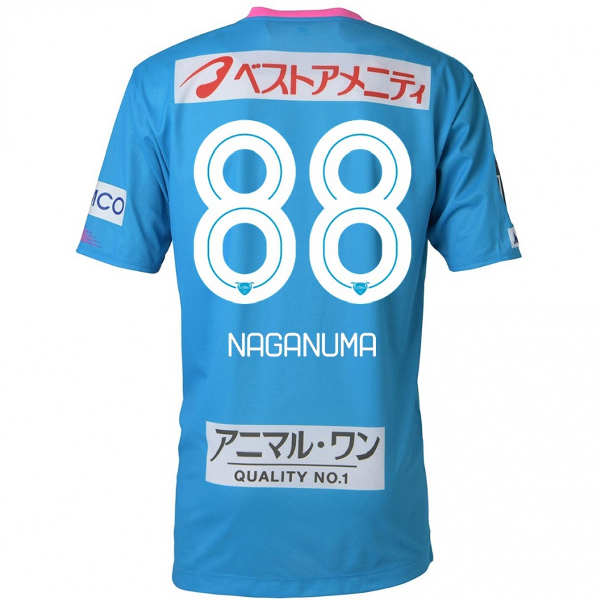 Women Football Yoichi Naganuma #88 Blue Pink Home Jersey 2024/25 T-Shirt Za