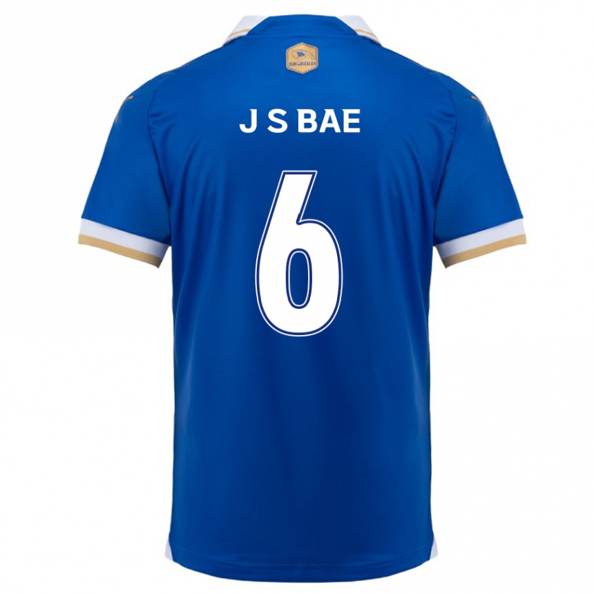 Women Football Seo-Joon Bae #6 Blue White Home Jersey 2024/25 T-Shirt Za