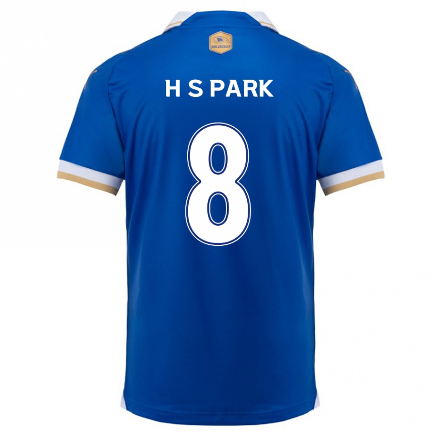 Women Football Sang-Hyeok Park #8 Blue White Home Jersey 2024/25 T-Shirt Za