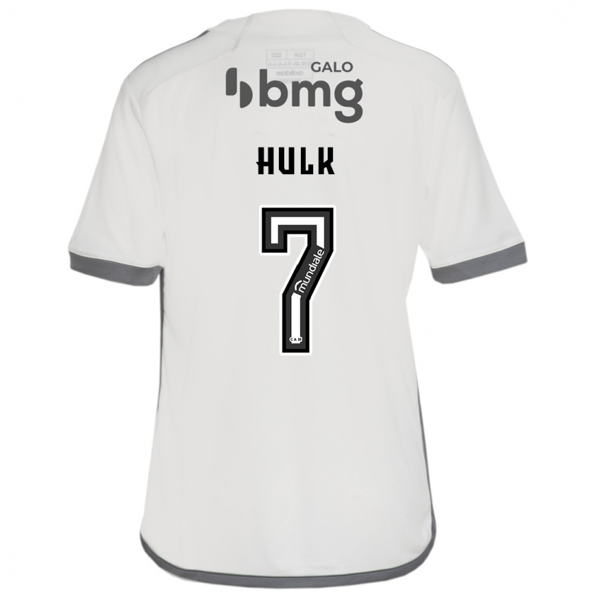 Women Football Hulk #7 Off White Away Jersey 2024/25 T-Shirt Za