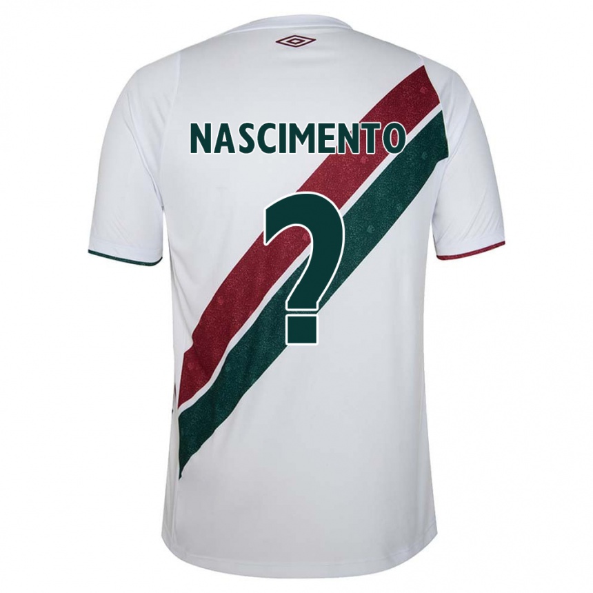 Women Football Hiago Nascimento #0 White Green Maroon Away Jersey 2024/25 T-Shirt Za