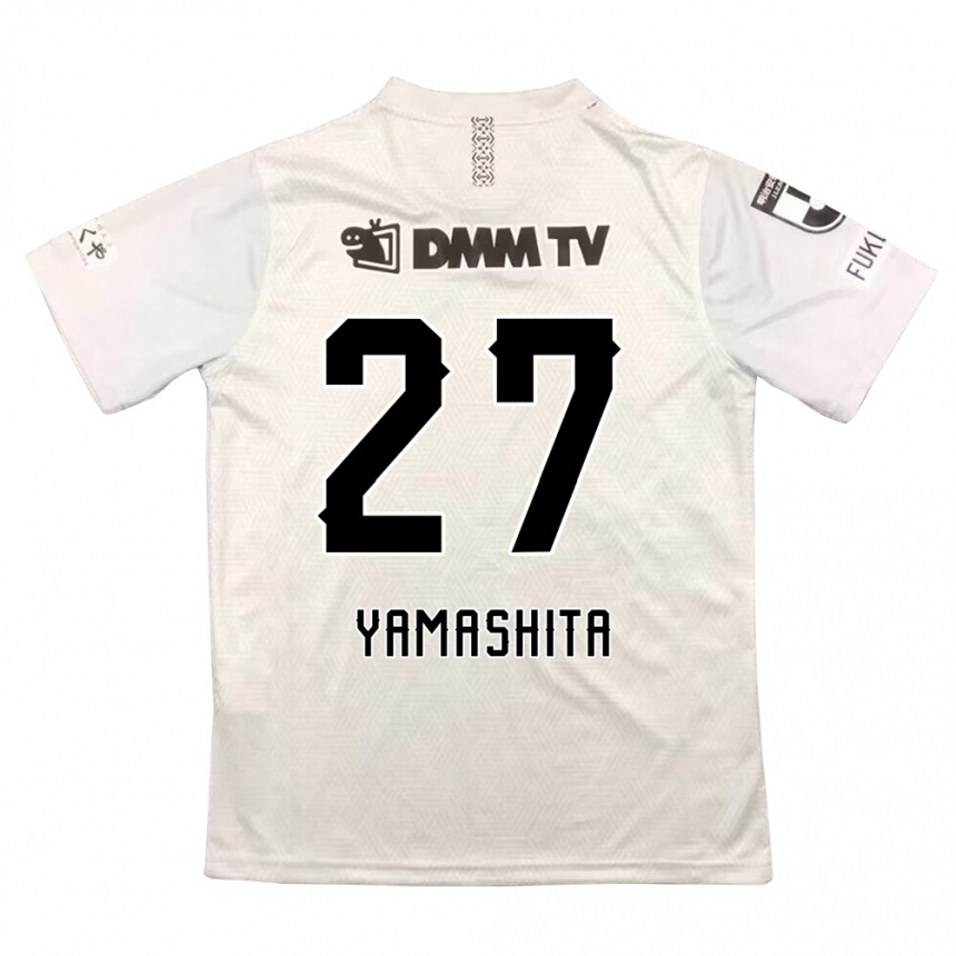 Women Football Sotaro Yamashita #27 Gray Black Away Jersey 2024/25 T-Shirt Za