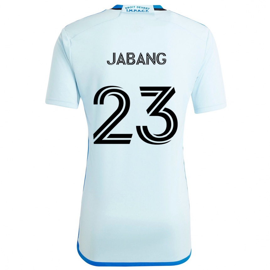 Women Football Ousman Jabang #23 Ice Blue Away Jersey 2024/25 T-Shirt Za