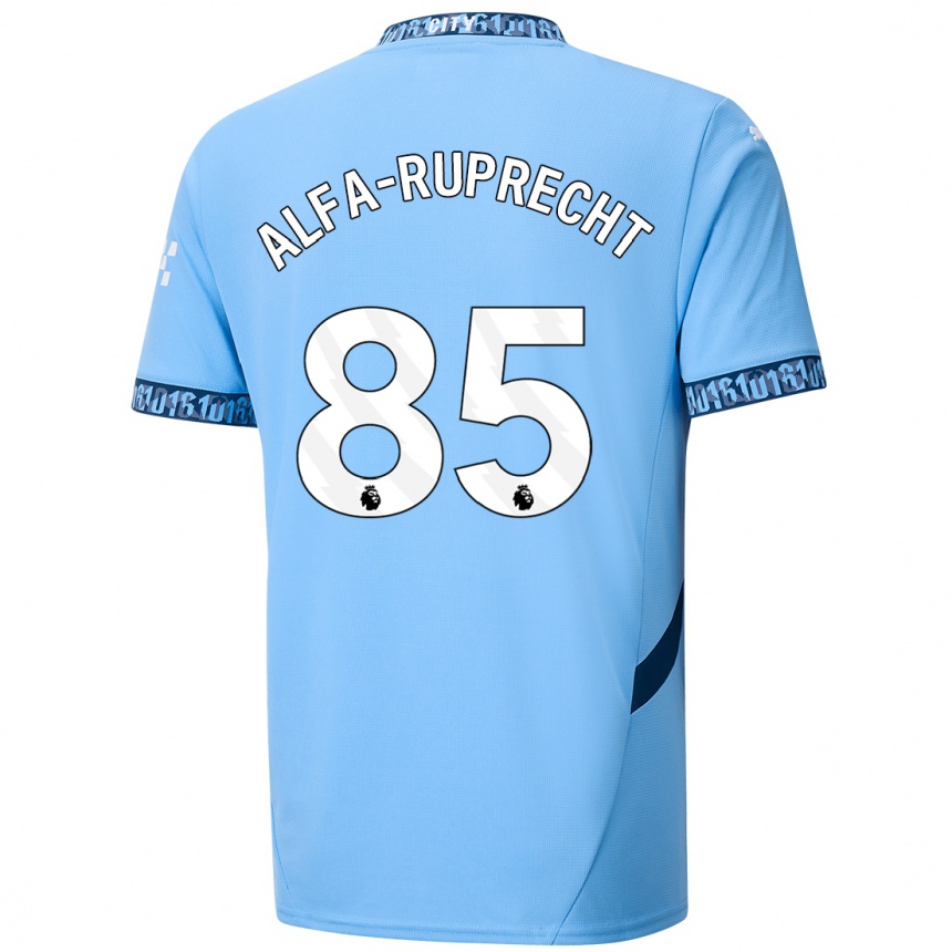 Kids Football Farid Alfa-Ruprecht #85 Navy Blue Home Jersey 2024/25 T-Shirt Za