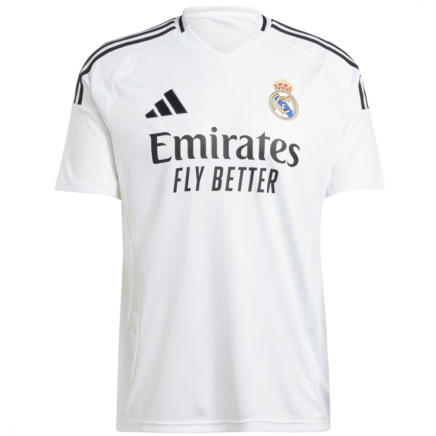 Kids Football Aarón Gómez #0 White Home Jersey 2024/25 T-Shirt Za