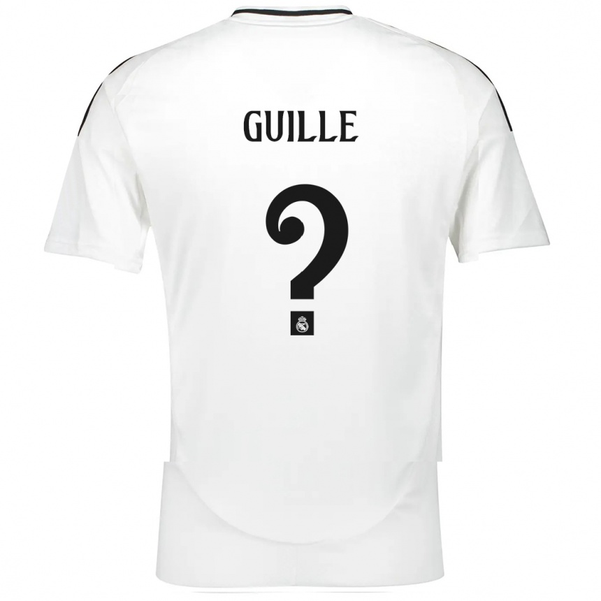 Kids Football Guille López #0 White Home Jersey 2024/25 T-Shirt Za