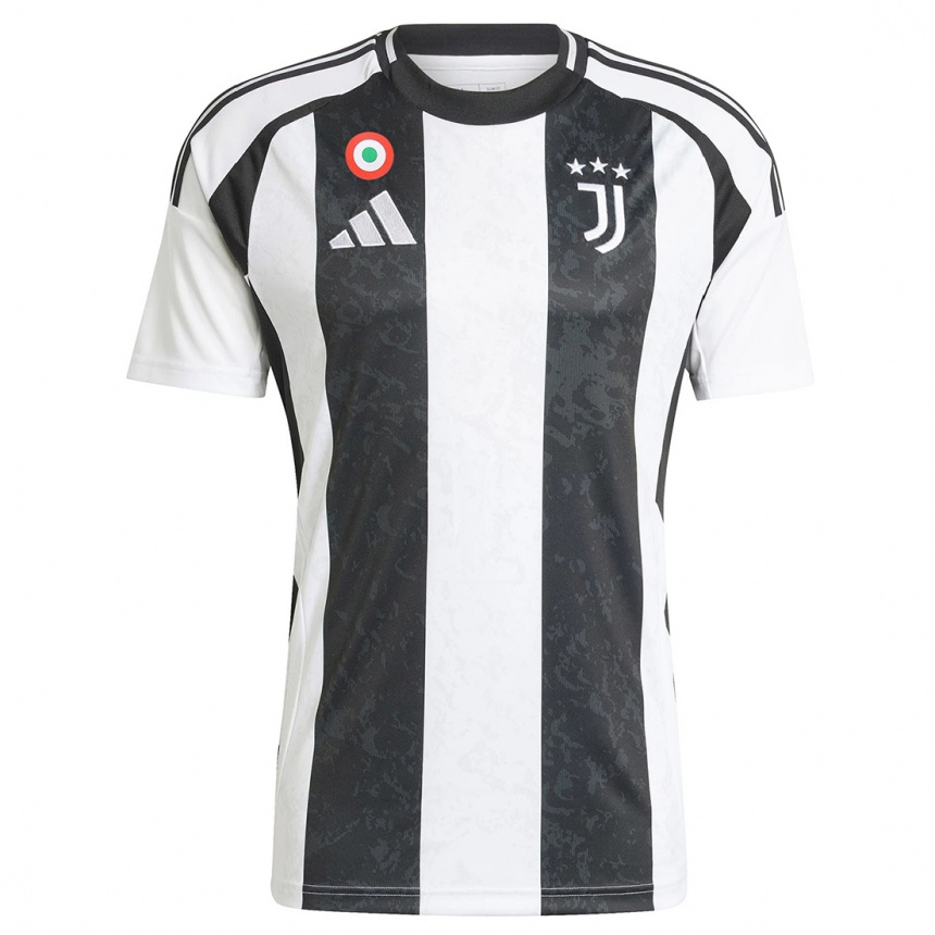 Kids Football Nicolo Ledonne #23 White Black Home Jersey 2024/25 T-Shirt Za