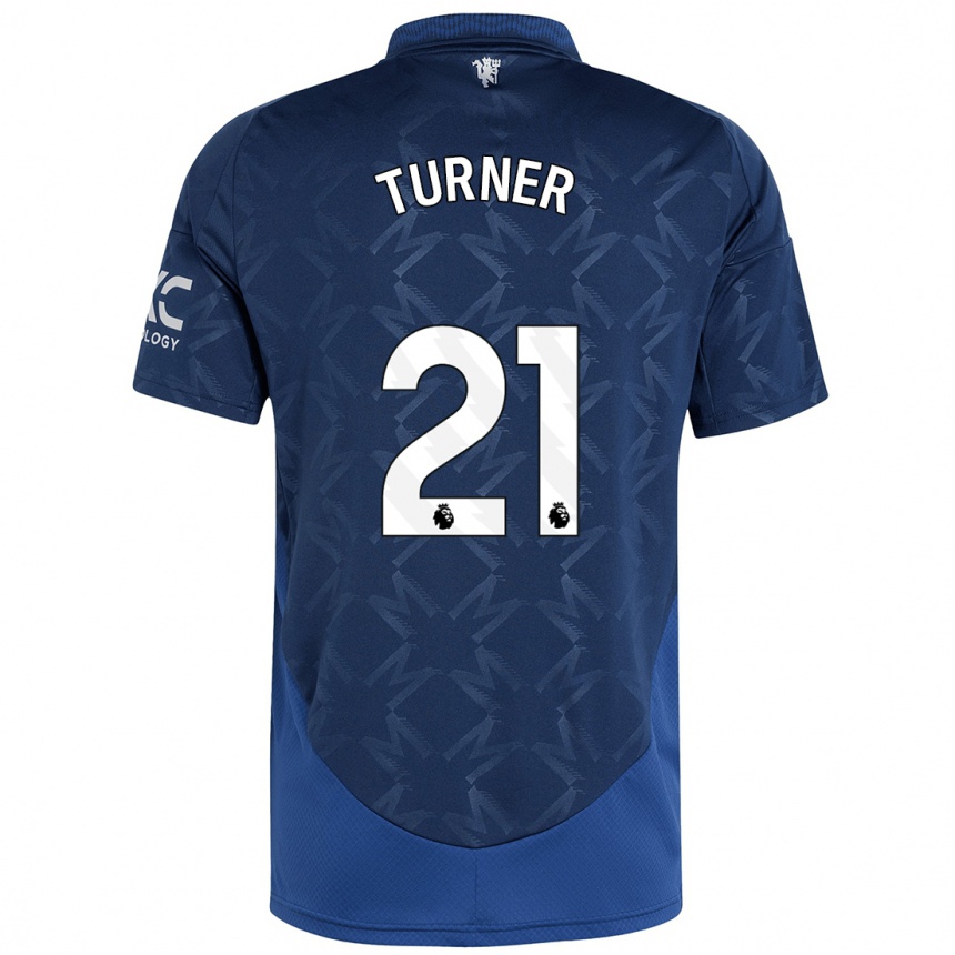 Kids Football Millie Turner #21 Indigo Away Jersey 2024/25 T-Shirt Za