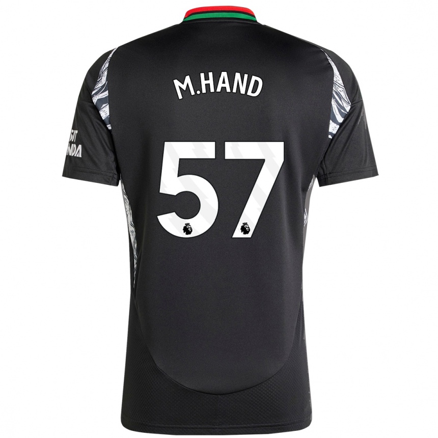 Kids Football Ismail Oulad M'hand #57 Black Away Jersey 2024/25 T-Shirt Za