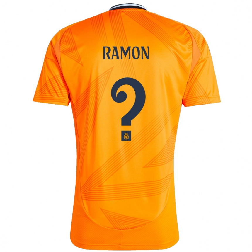 Kids Football Jacobo Ramon #0 Orange Away Jersey 2024/25 T-Shirt Za