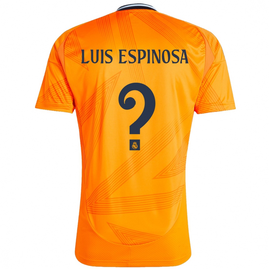 Kids Football José Luis Espinosa #0 Orange Away Jersey 2024/25 T-Shirt Za