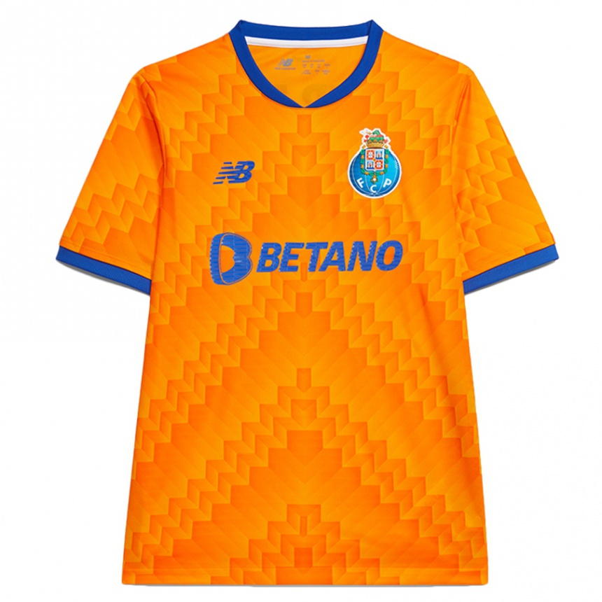 Kids Football Kennyd #0 Orange Away Jersey 2024/25 T-Shirt Za