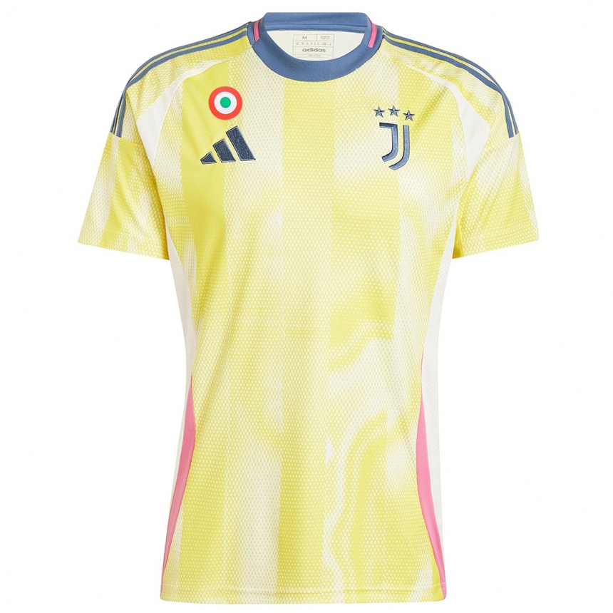 Kids Football Filippo Fiumano #19 Solar Yellow Away Jersey 2024/25 T-Shirt Za