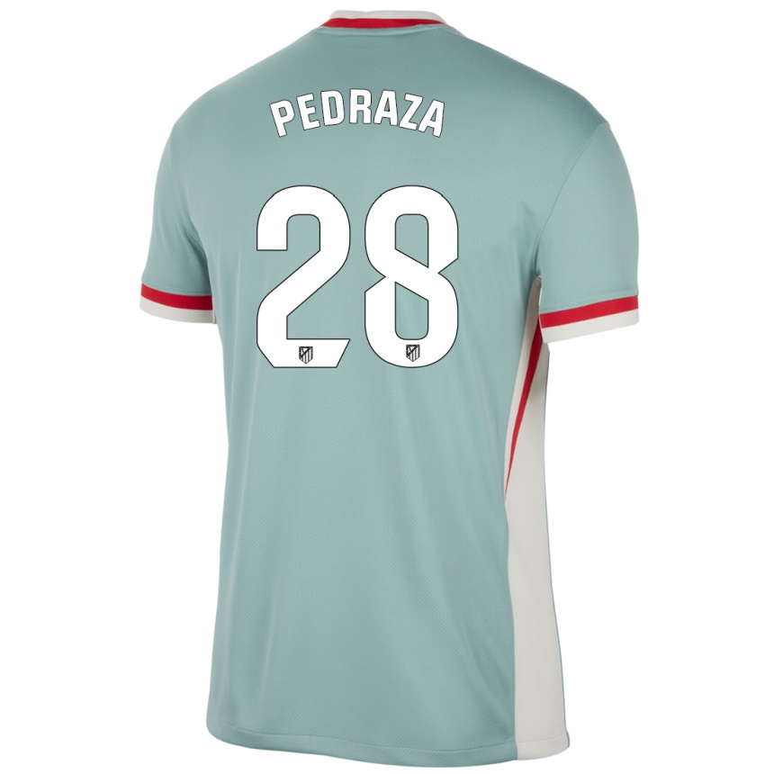 Kids Football Alfredo Pedraza #28 Light Beige Blue Away Jersey 2024/25 T-Shirt Za