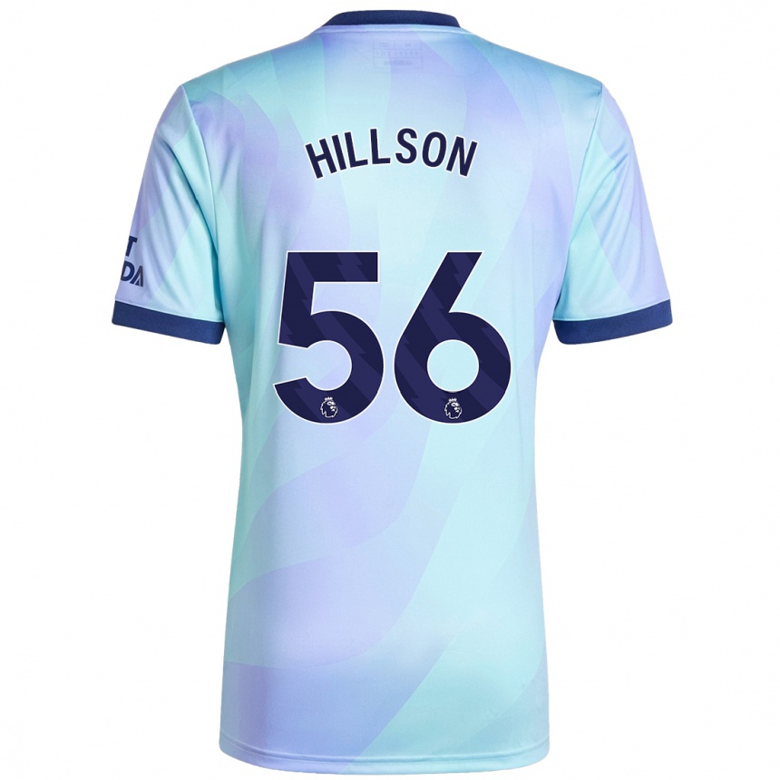 Kids Football James Hillson #56 Aqua Third Jersey 2024/25 T-Shirt Za